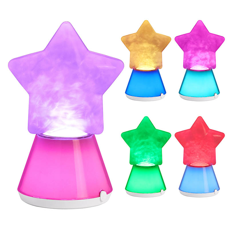 Felhős RGB éjszakai fény csillagárnyalattal
