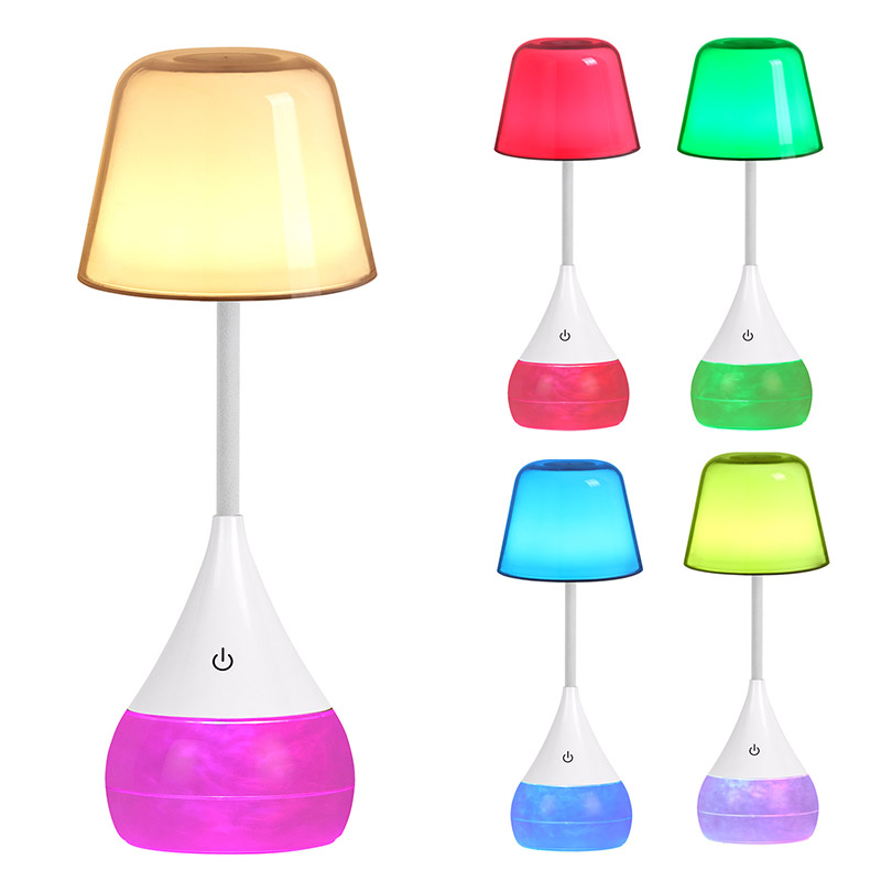 Elegancia és innováció LED asztali lámpa RGB alakú