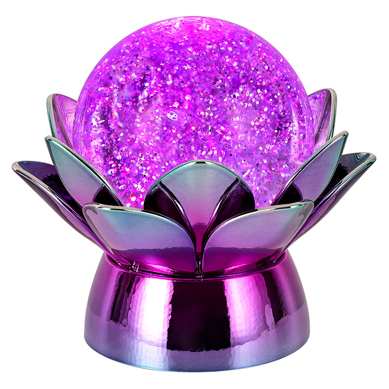 Elegáns Lotus Crystal Ball éjszakai lámpa