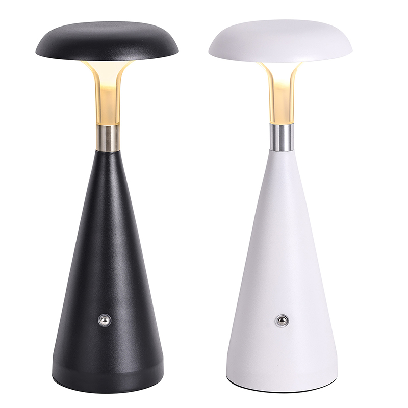 Modern Luxury LED Desk Lamp with Mushroom Shade