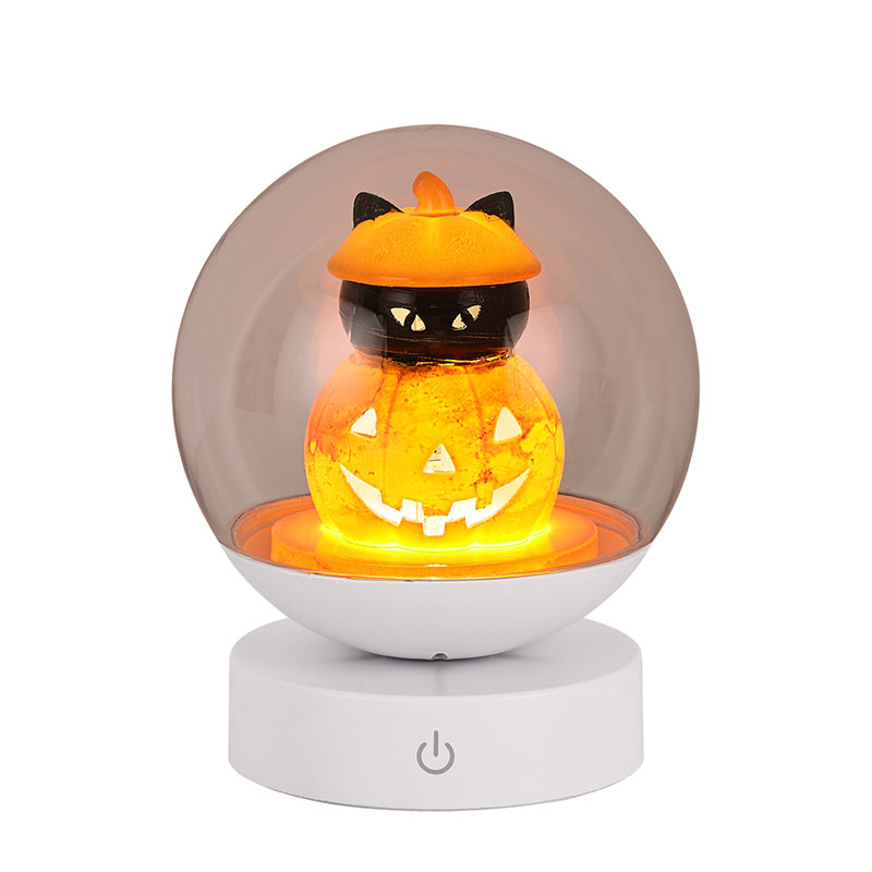 Tölthető Halloween Pumpkin Night Light tökfejjel